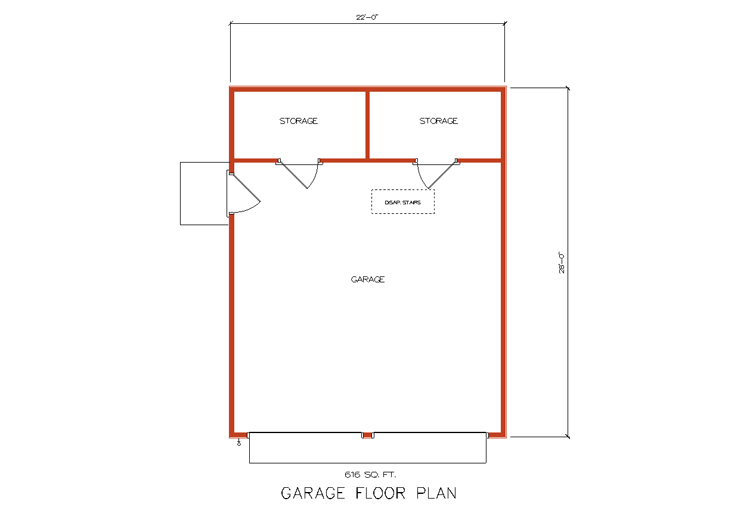 Garage Floor Plan